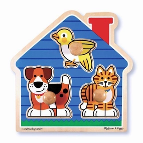 Melissa & Doug Toys House Pets Jumbo Knob (2055)
