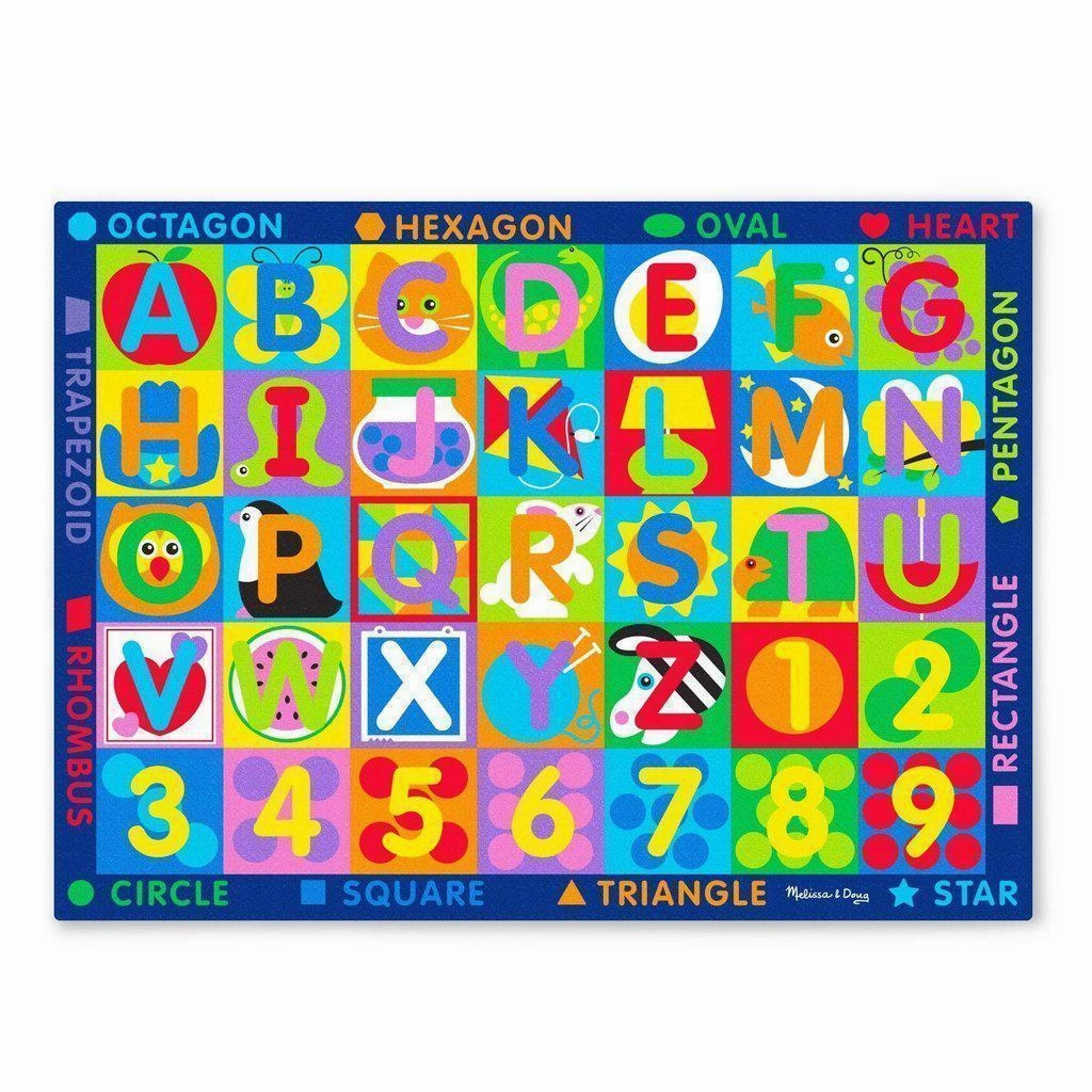 Melissa & Doug Toys Jumbo ABC 123 Rug