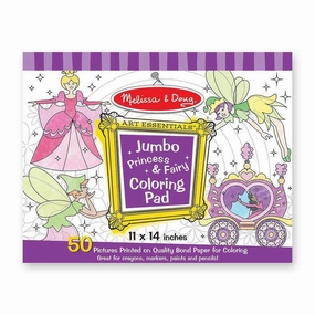 Melissa & Doug Toys Jumbo Coloring Pad - Princess & Fairy