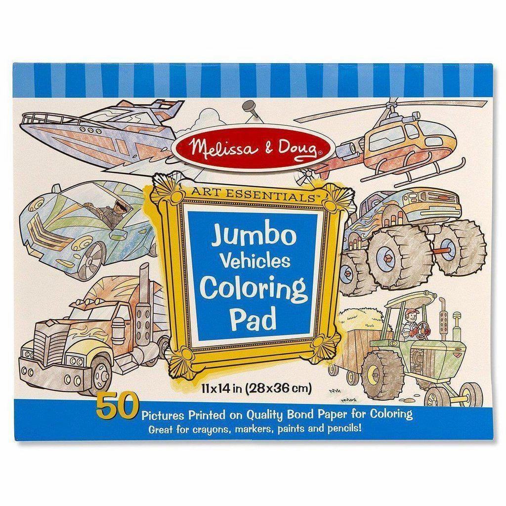 Melissa & Doug Toys Jumbo Coloring Pad - Vehicles