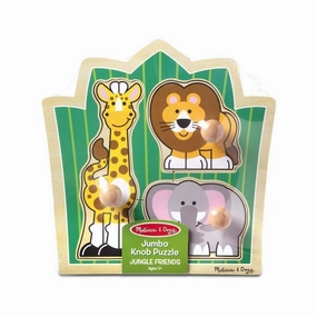 Melissa & Doug Toys Jungle Friends (Safari) Jumbo Knob