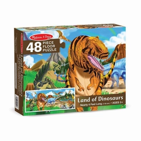 Melissa & Doug Toys Land of Dinosaurs Floor Puzzle - 48 Pieces