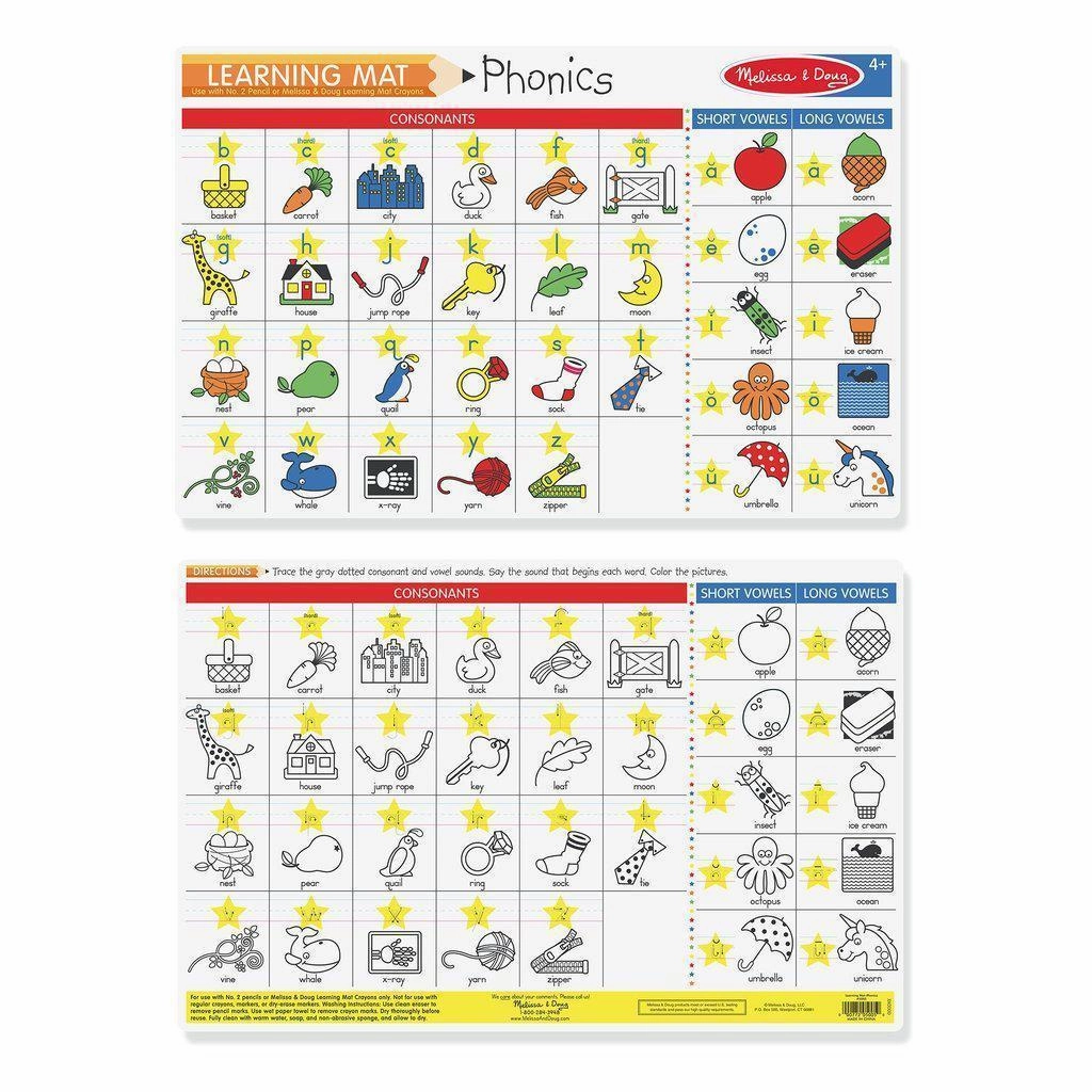 Melissa & Doug Toys Learning Mat - Phonics