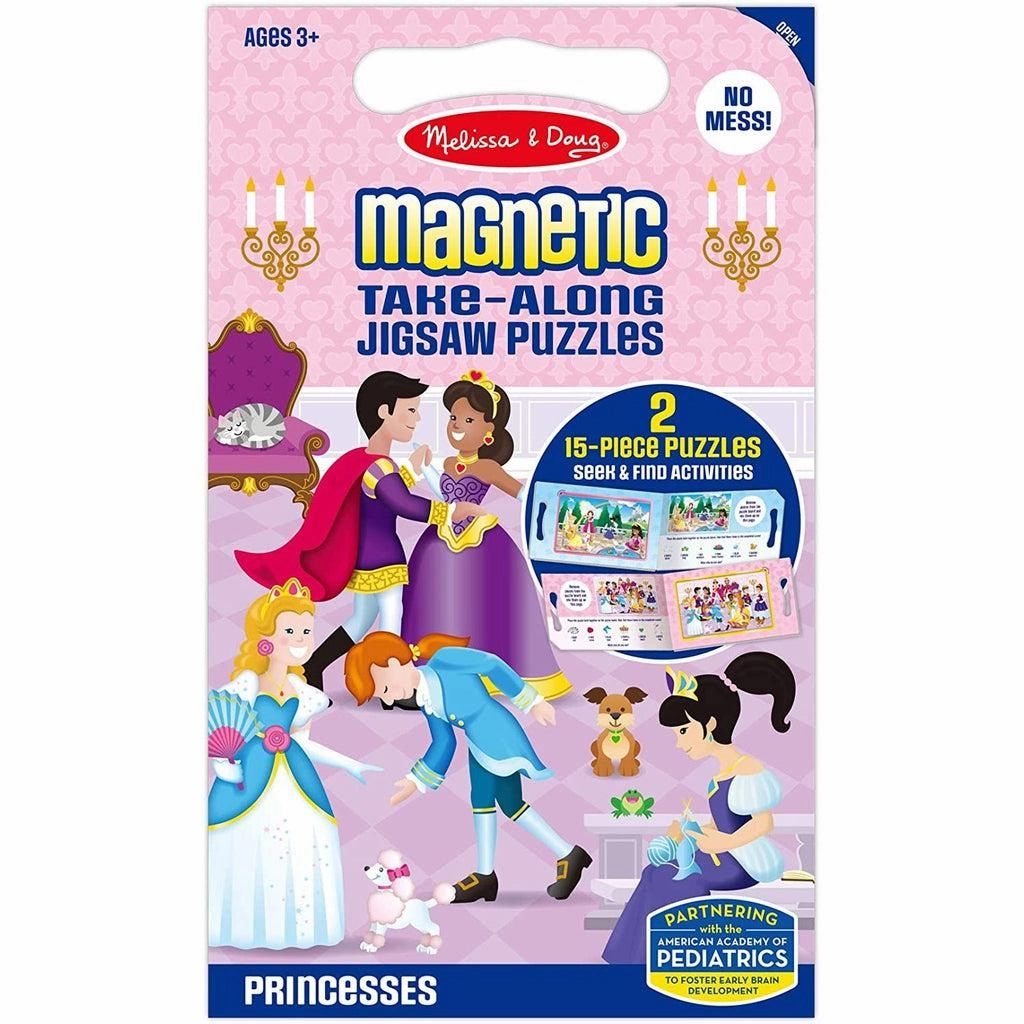 Melissa & Doug Toys Magnetic Take Along Puzzles - Princesses