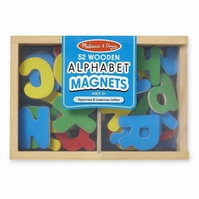 Melissa & Doug Toys Magnetic Wooden Alphabet