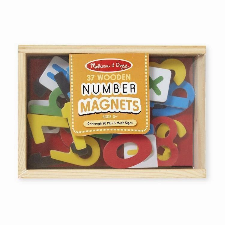 Melissa & Doug Toys Magnetic Wooden Numbers