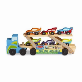 Melissa & Doug Toys Mega Race-Car Carrier