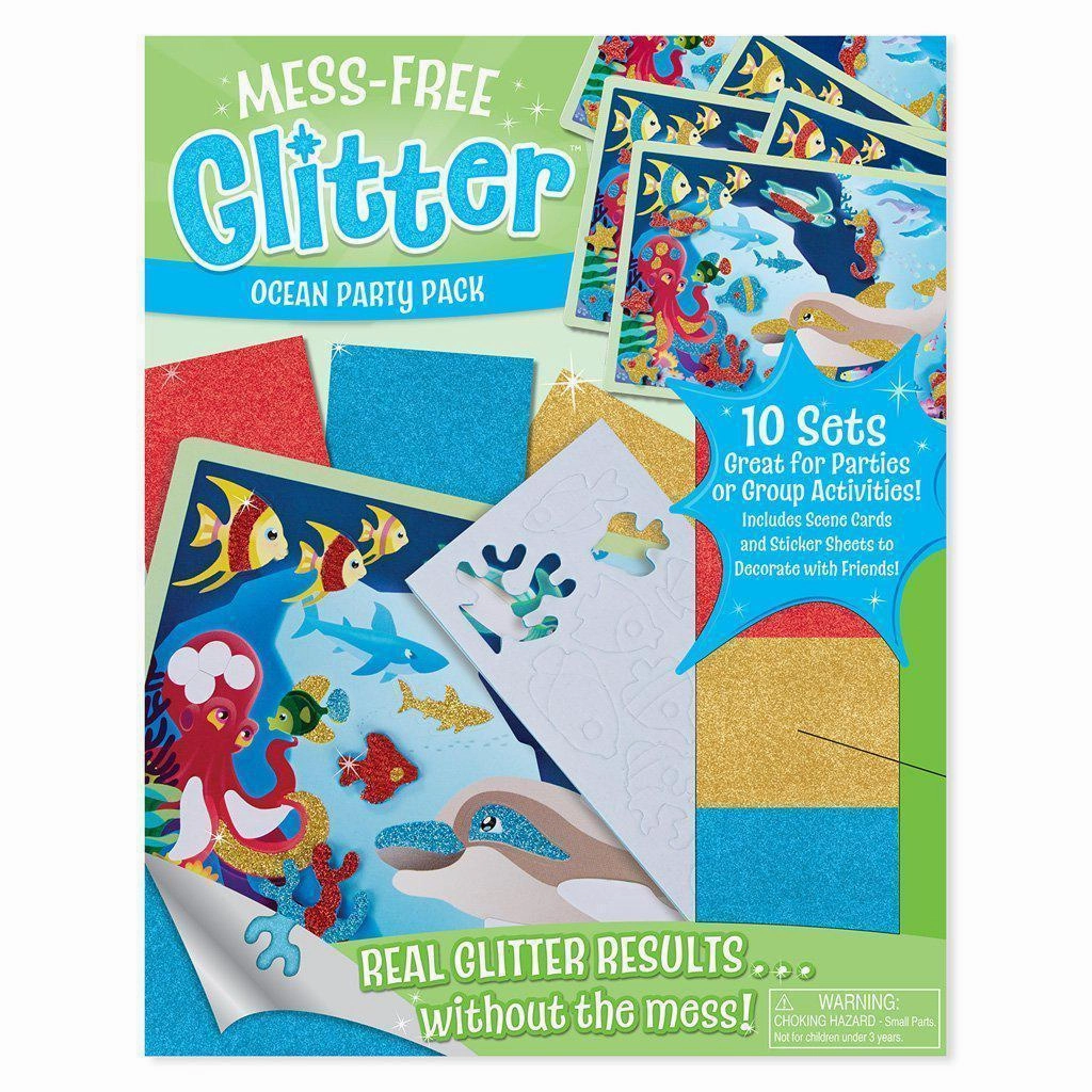 Melissa & Doug Toys Mess-Free Glitter Ocean Party Pack