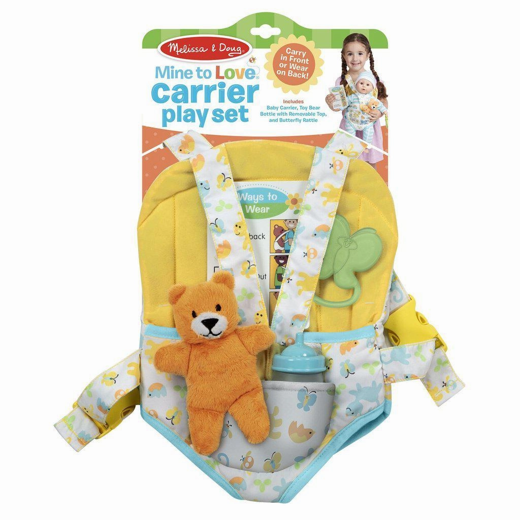 Melissa & Doug Toys Mine to Love Carrier Play Set