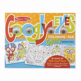 Melissa & Doug Toys Monsters- Googly Eyes Coloring Pad