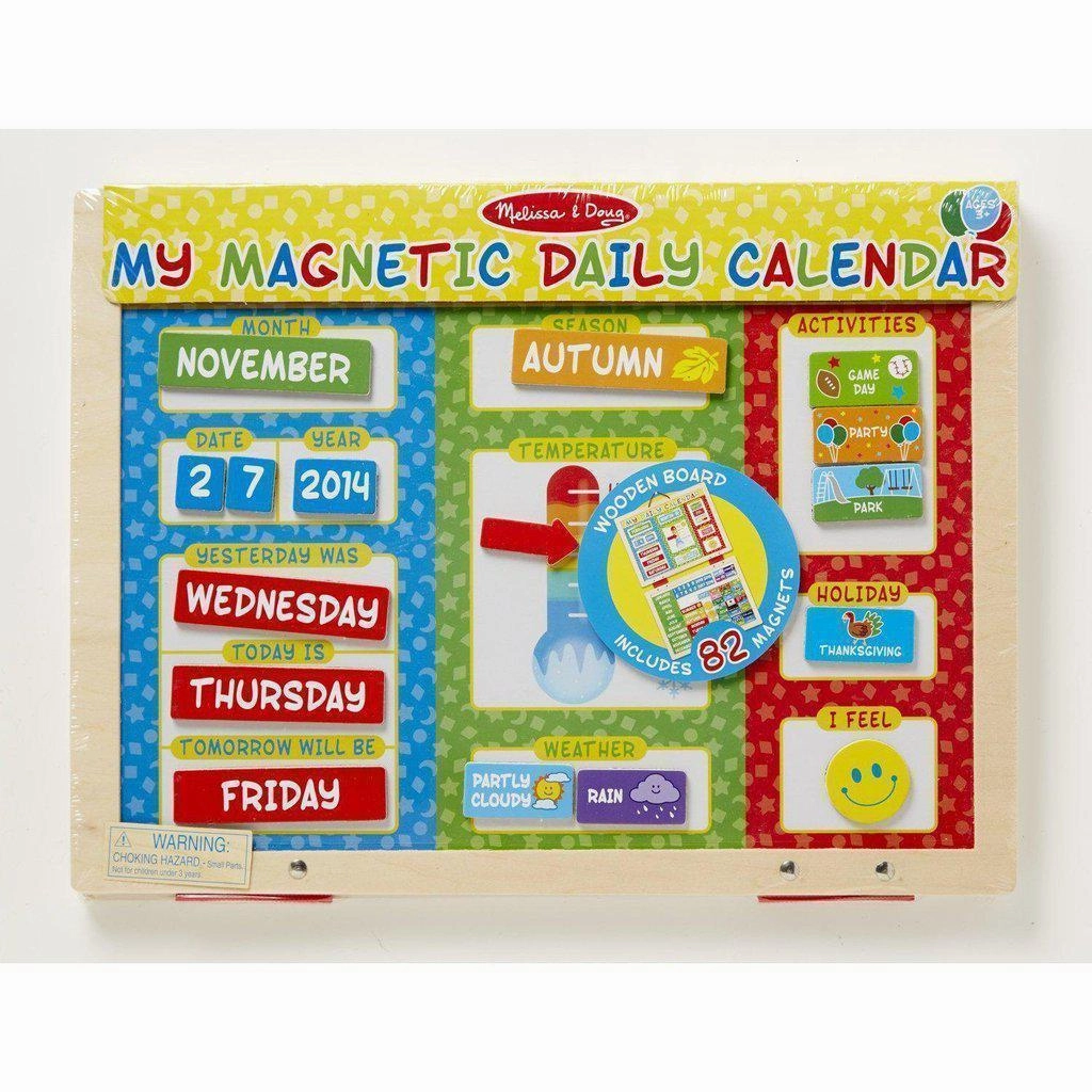 Melissa & Doug Toys My First Daily Magnetic Calendar