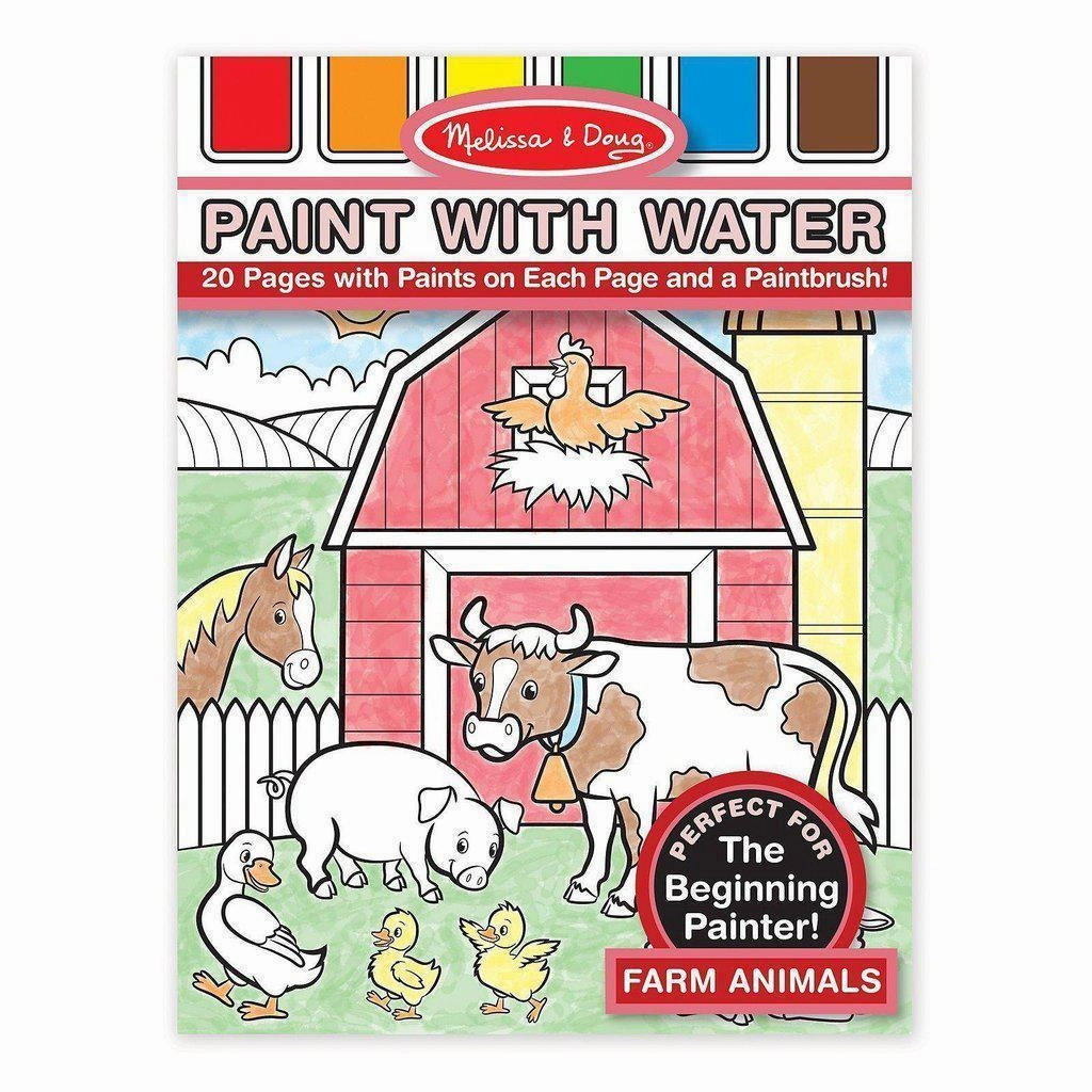 Melissa & Doug Toys Paint with Water - Farm Animals