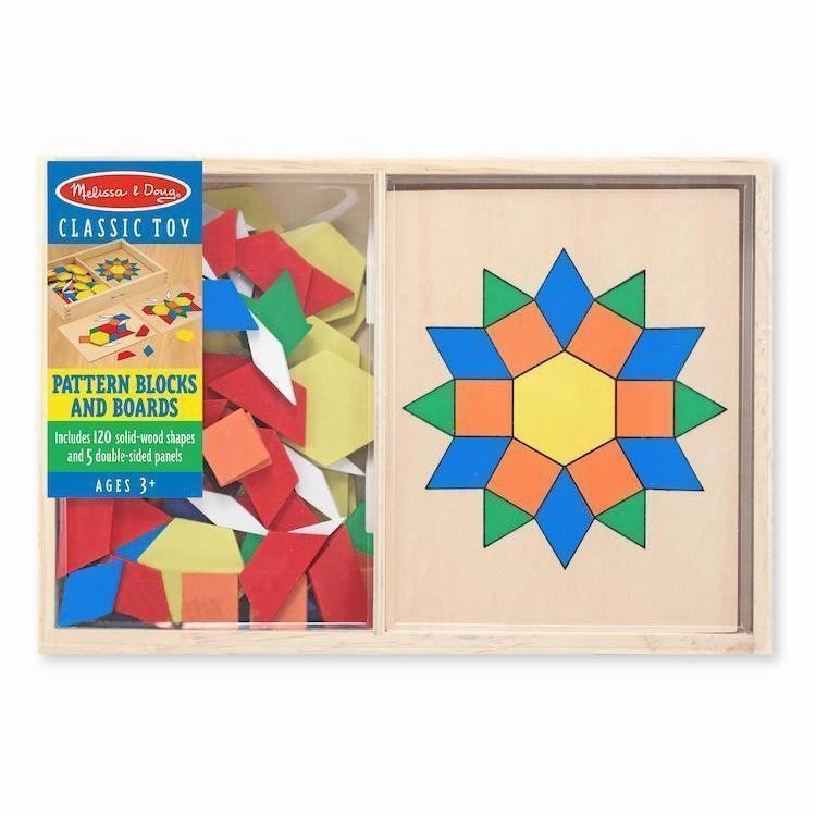 Melissa & Doug Toys Pattern Blocks and Boards