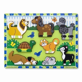 Melissa & Doug Toys Pets Chunky Puzzle