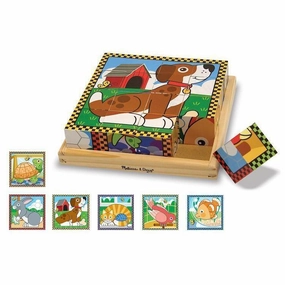 Melissa & Doug Toys Pets Cube Puzzle