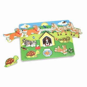 Melissa & Doug Toys Pets Peg Puzzle