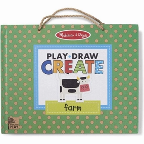 Melissa & Doug Toys Play, Draw, Create - Farm
