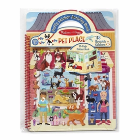 Melissa & Doug Toys Puffy Sticker Activity Book - Pet Place (9429)