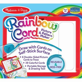 Melissa & Doug Toys Rainbow Cord Picture & Pattern Maker