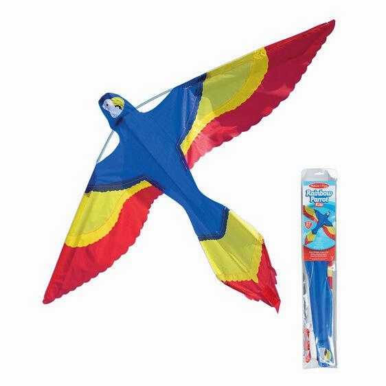 Melissa & Doug Toys Rainbow Parrot Kite