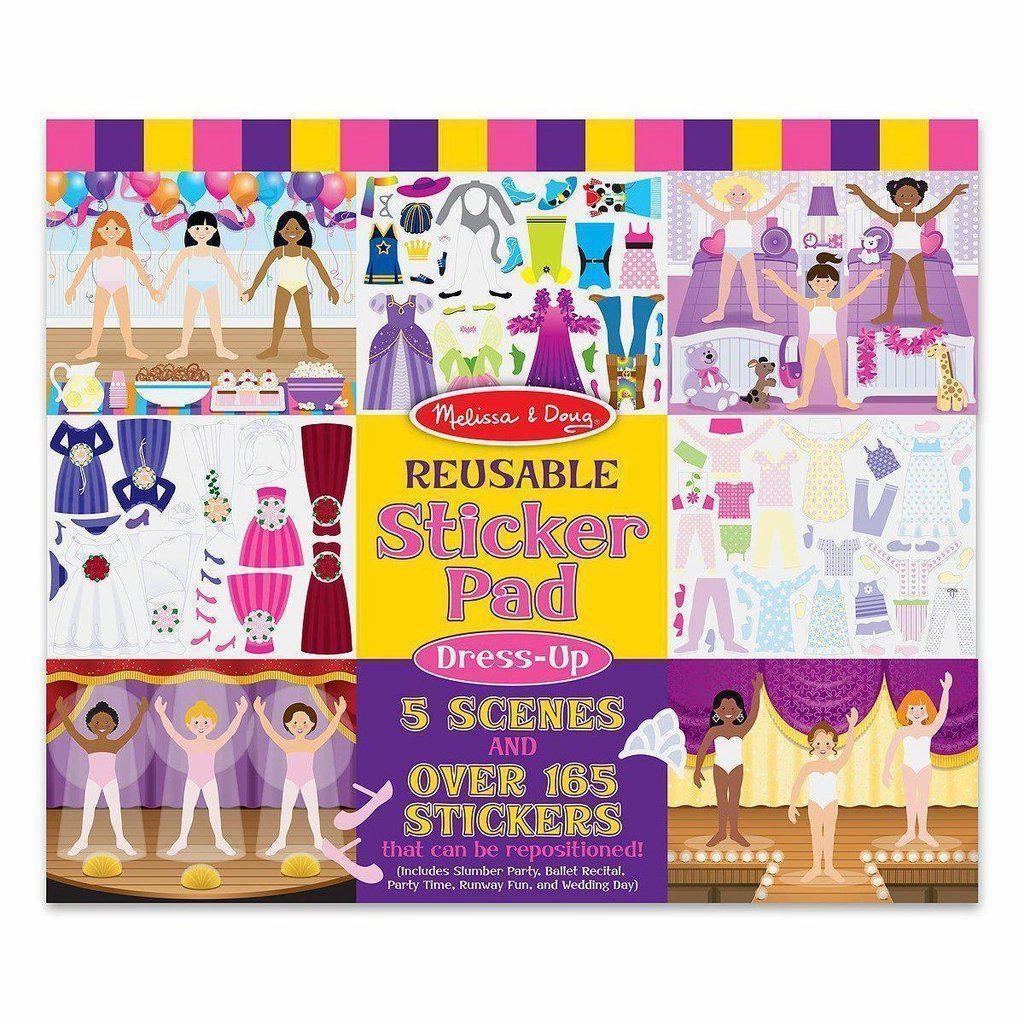 Melissa & Doug Toys Reusable Sticker Pad - Dress-Up
