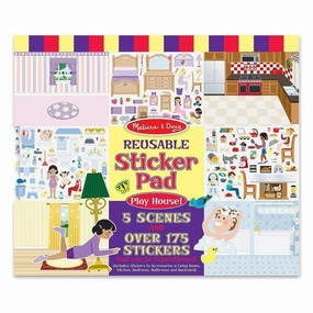 Melissa & Doug Toys Reusable Sticker Pad - Play House!