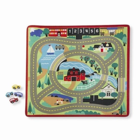 Melissa & Doug Toys Round the Town Road Rug