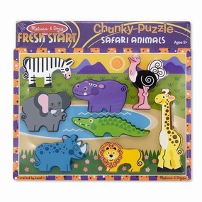 Melissa & Doug Toys Safari Chunky Puzzle