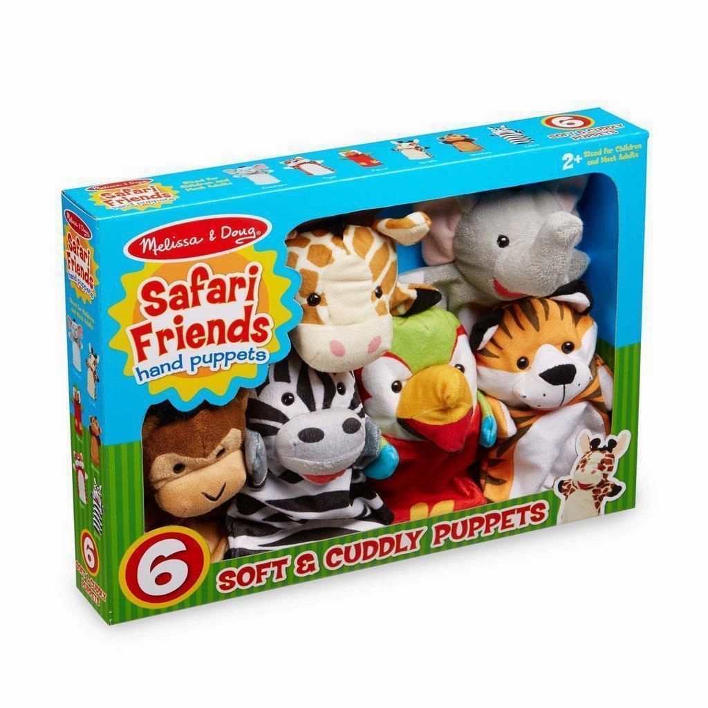 Melissa & Doug Toys Safari Puppet Set (9118)