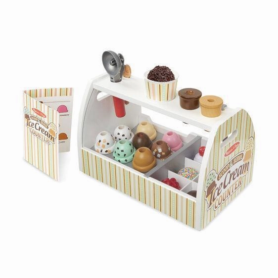 Melissa & Doug Toys Scoop & Serve Ice Cream Counter