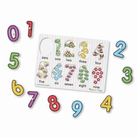 Melissa & Doug Toys See-Inside Numbers Peg