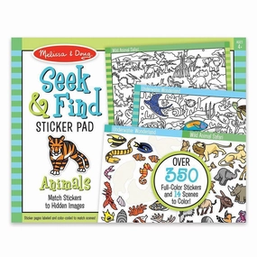Melissa & Doug Toys Seek & Find Sticker Pad- Animal