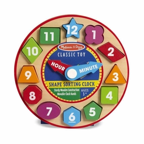 Melissa & Doug Toys Shape Sorting Clock