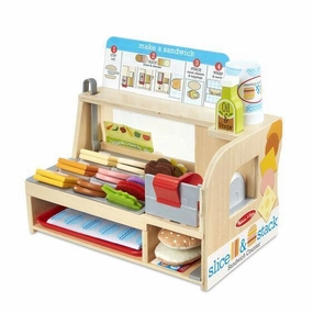 Melissa & Doug Toys Slice & Stack Sandwich Counter