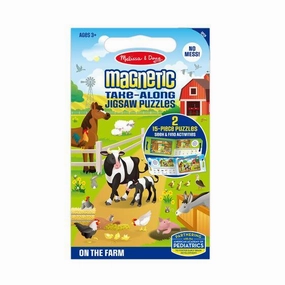 Melissa & Doug Toys Take Along Magnetic Puzzle - On the Farm