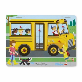 Melissa & Doug Toys The Wheels on the Bus Sound Puzzle