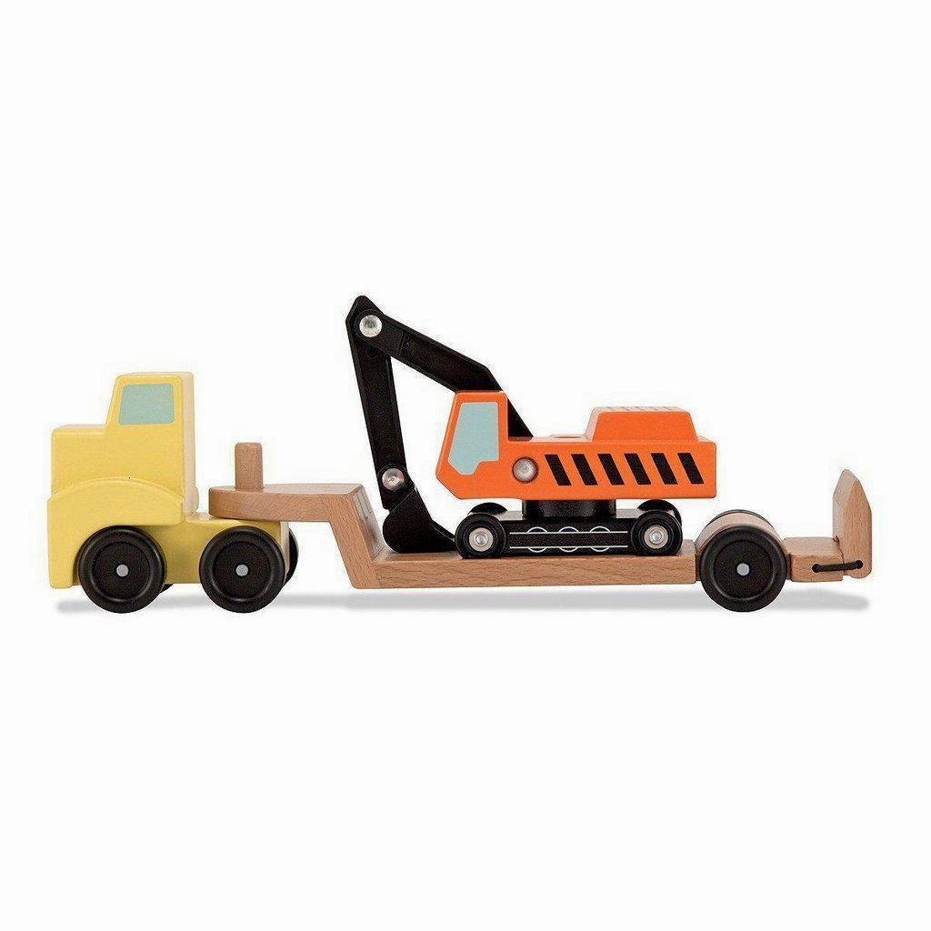 Melissa & Doug Toys Trailer & Excavator