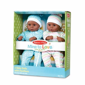 Melissa & Doug Toys Tyler & Taylor Twin Dolls