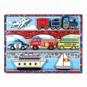 Melissa & Doug Toys Vehicles Chunky Puzzle