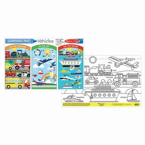 Melissa & Doug Toys Vehicles Learning Mat