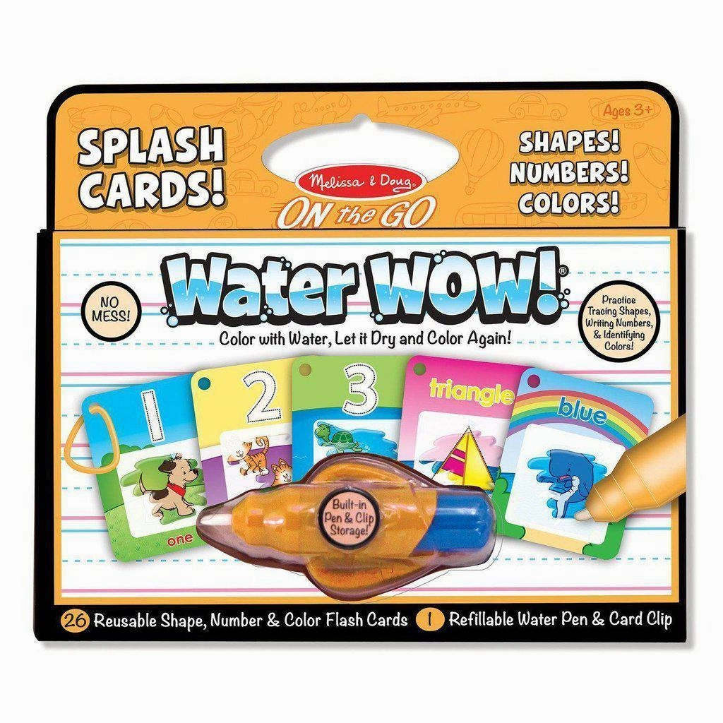 Melissa & Doug Toys Water Wow! - Splash Cards Shapes, Numbers & Colors