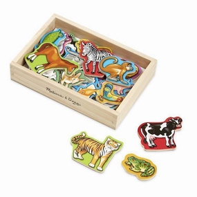 Melissa & Doug Toys Wooden Animal Magnets (475)