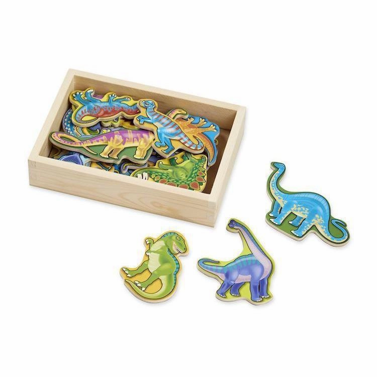 Melissa & Doug Toys Wooden Dinosaur Magnets