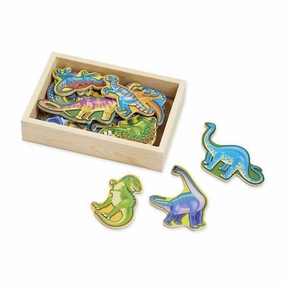 Melissa & Doug Toys Wooden Dinosaur Magnets