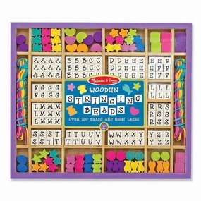 Melissa & Doug Toys Wooden Stringing Beads