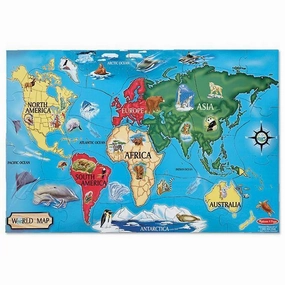 Melissa & Doug Toys World Map Floor (33 pc)