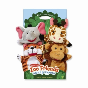 Melissa & Doug Toys Zoo Friends Hand Puppets (9081)