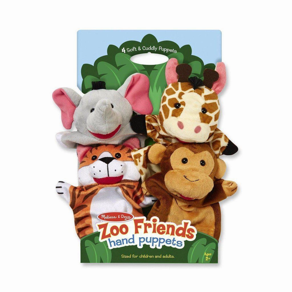 Melissa & Doug Toys Zoo Friends Hand Puppets (9081)