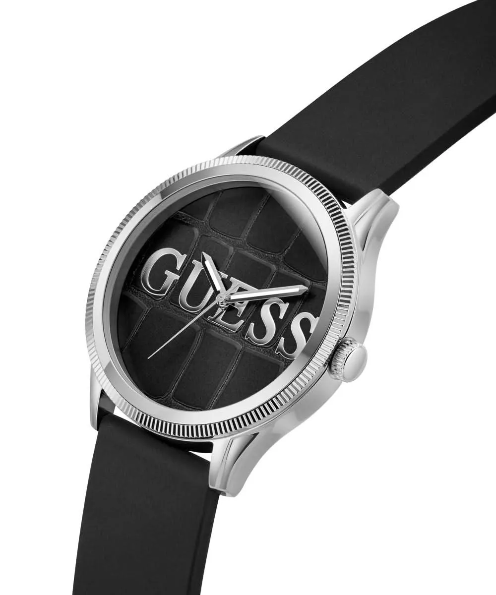 Montre pour hommes argent et noir Reputation GW0887G1