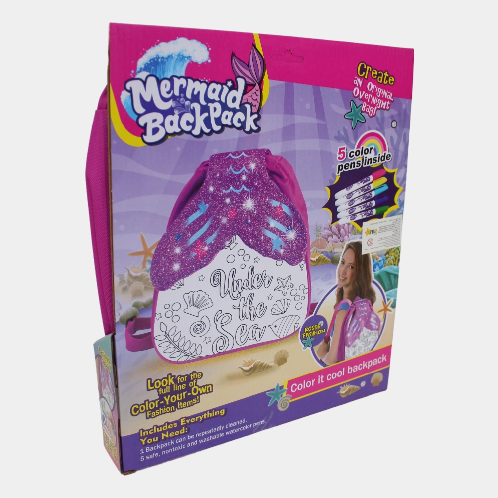 Mermaid Coloring Bag Set  5 Colors